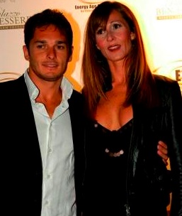 Giancarlo Fisichella e la moglie Luna