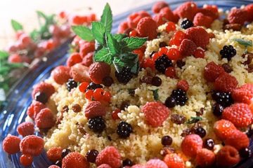 tabule insalata frutti bosco
