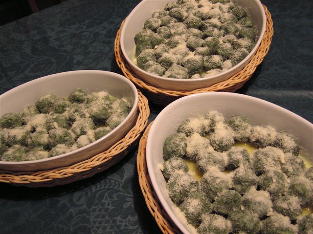 Malfatti Ricotta e Spinaci