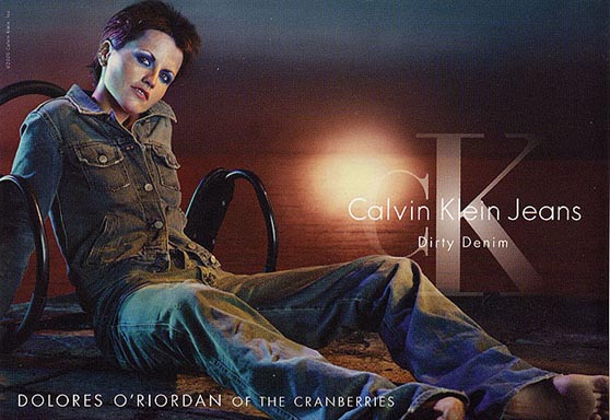 Dolores O'Riordan, dei Cranberries per Calvin Klein