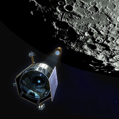 Ricostruzione Nasa: la sonda LCROSS al momento del lancio di Centaur