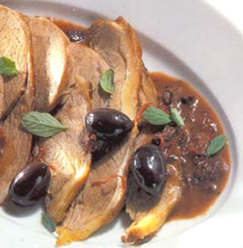 Agnello sardo con olive