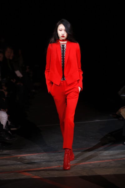 Givenchy completo pantaloni rosso