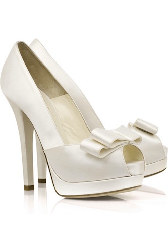 scarpe bianche raso