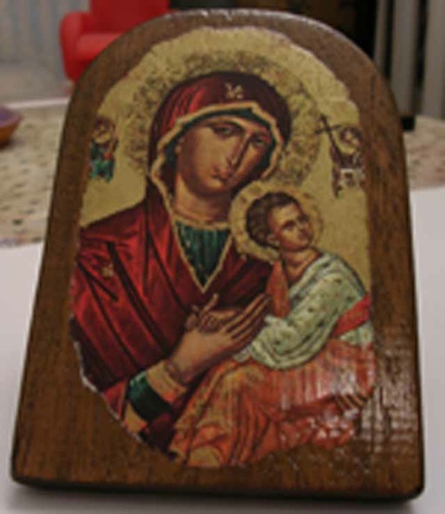 icona sacra decoupage