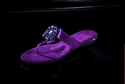pantofole con cristalli Swarovsky