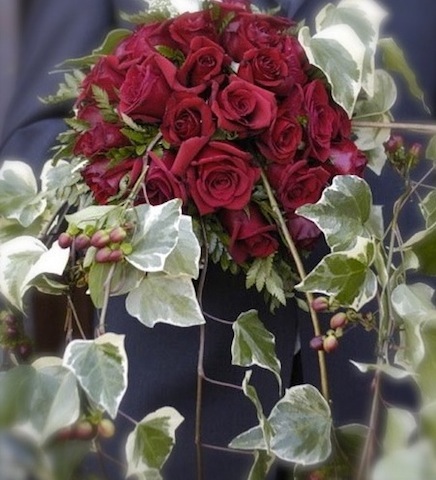  bouquet sosa rosso edera