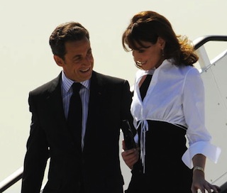 Sarkozi e Carla Bruni