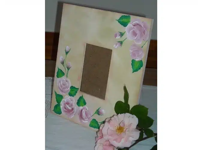 Hobby decoupage cornice legno