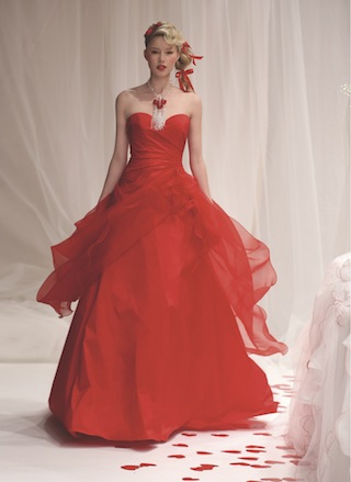 ischia abito sposa rosso