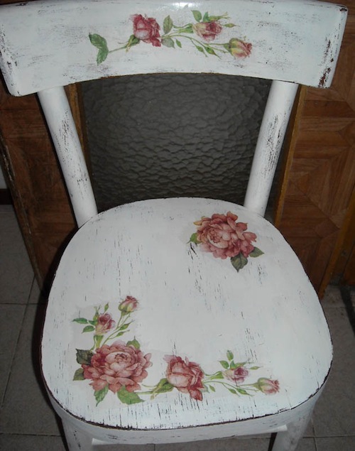 sedia shabby tutorial