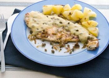 pesce spada con salsa di limoni