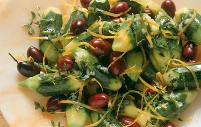 insalata di zucchine olive