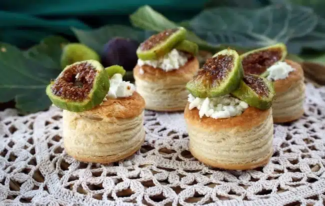 Vou le vant ripieni di fichi feta e noci