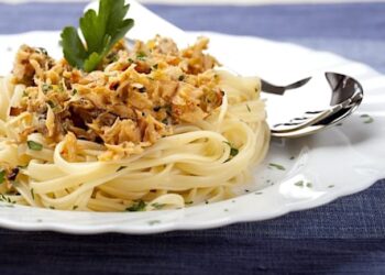 pasta con tonno e limone