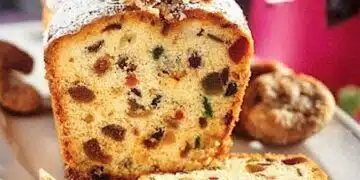 torta natalizia con frutta candita