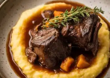 brasato al vino rosso e polenta