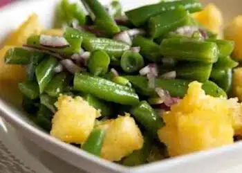 polenta pronta e fagiolini