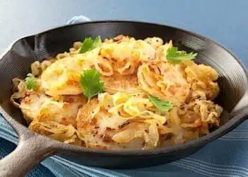 patate e cipolle in padella