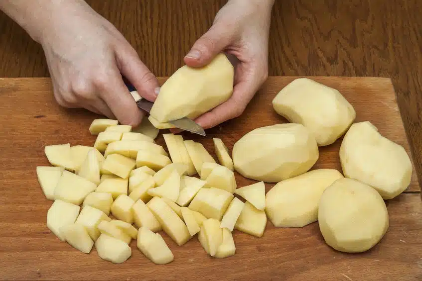 tagliare le patate
