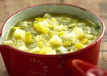 Minestra porri e patate