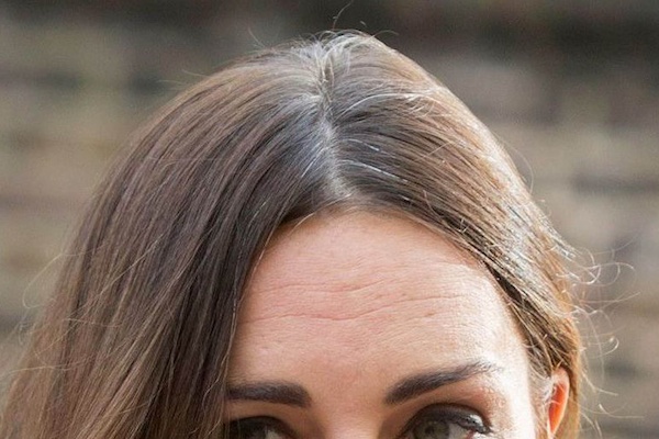 Kate Middleton capelli bianchi