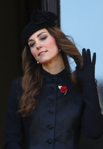 kate middleton Remembrance day