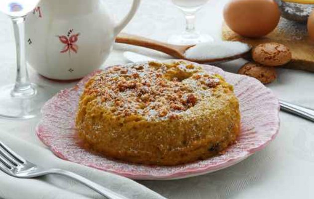 Polenta dolce agli amaretti