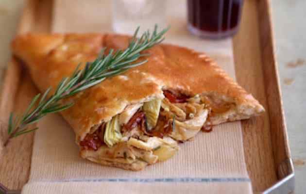 calzone carciofi e pollo