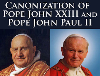 27 aprile 2014 canonizzazione dei due papi Roncalli e Wojtyla. Gli occhi del mondo sul Vaticano