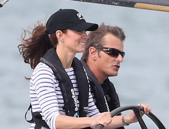 Kate in barca su New Zeland batte William. Foto