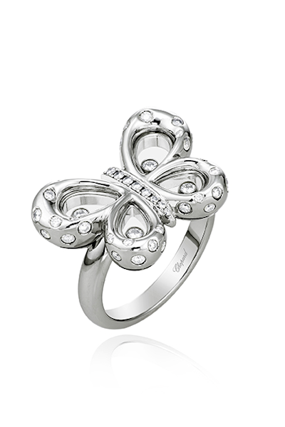 Happy Diamonds Butterflies ring