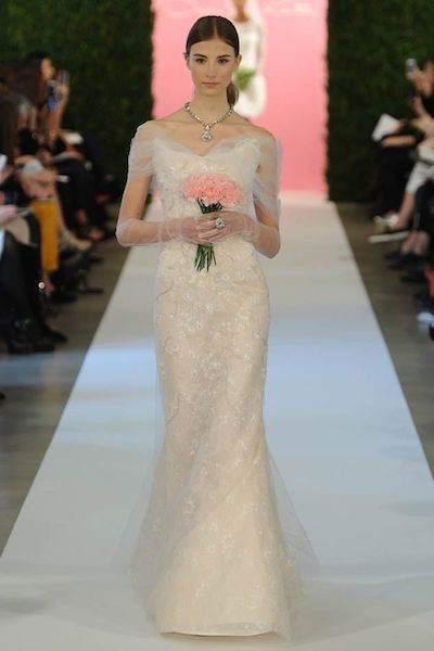 oscar de la renta abito da sposa 2015