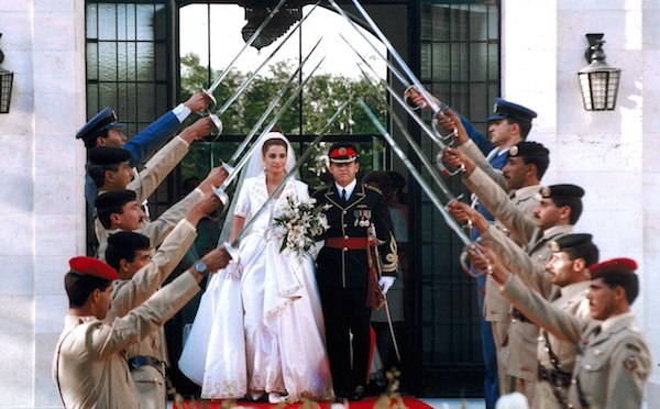 Rania di Giordania matrimonio