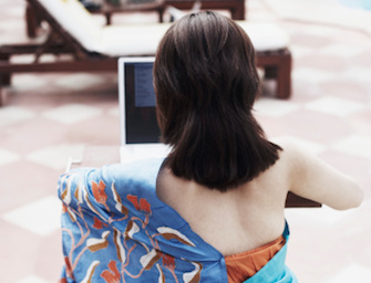 India ragazza computer