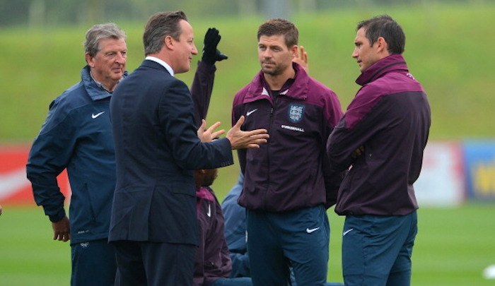 David Cameron nazionale calcio inglese