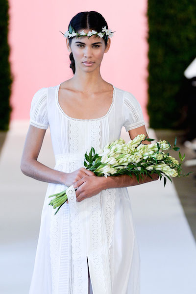 Acconciatura sposa Oscar de la Renta