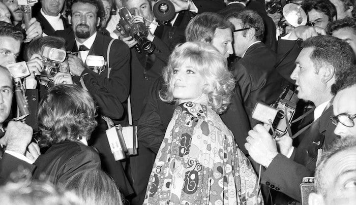 Monica Vitt festival del cinema i Cannes 1968