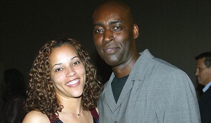 Michael Jace  con  la moglie April