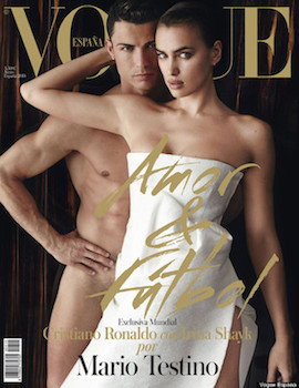 Ronaldo e Irina su Vogue