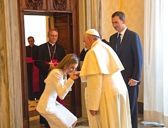 Vaticano: Papa Francesco riceve Felipe e Letizia di Spagna