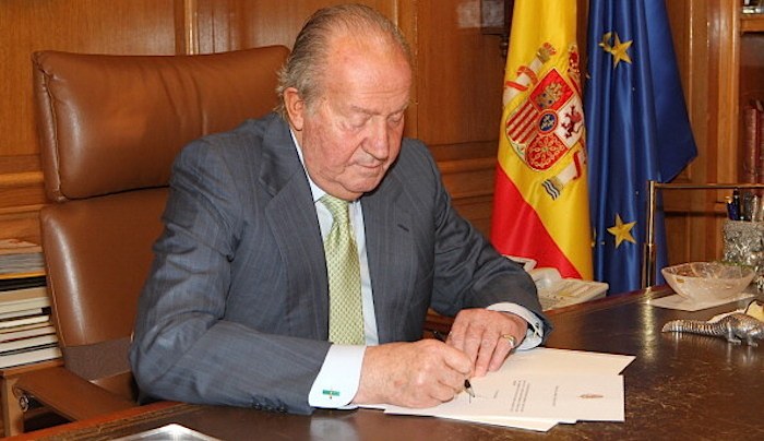 re juan carlos abdicazione