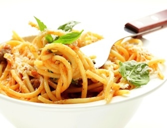 pasta al pesto di pomodori