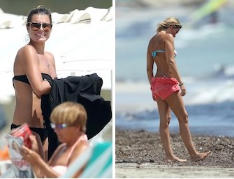 Deborah Roversi Alena Seredovain vacanza