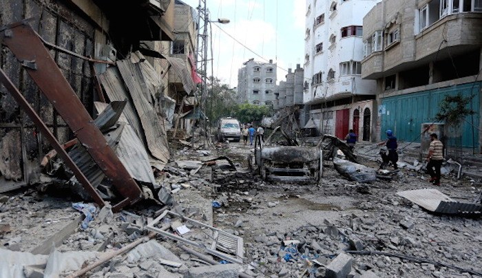 Gaza-Shujaya-dopo-i-bombardamenti