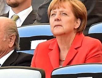 Merkel spalti coppa del mondo