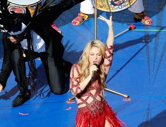 shakira a Rio finale coppa del mondo