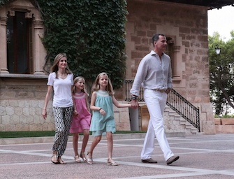pala di Majorca famiglia reale Spagna