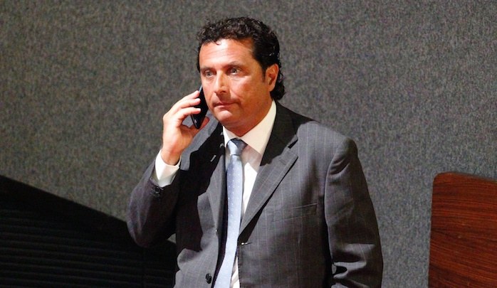 Francesco-Schettino alla Sapienza di Roma