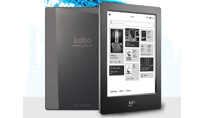 Kobo Auroa H20 risiste all'acqua